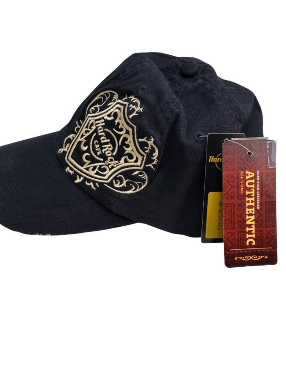 NWT Hard Rock Cafe All Is One Seattle Women's Black Baseball Hat Embroidered - Picture 4 of 7